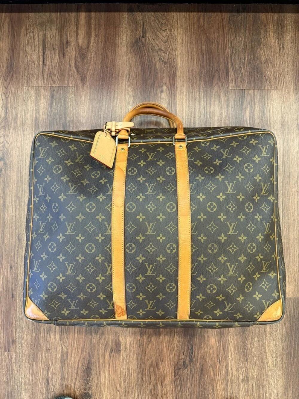 Vintage LOUIS VUITTON Monogram Travel Bag Sirius 50 Authentic TS343163